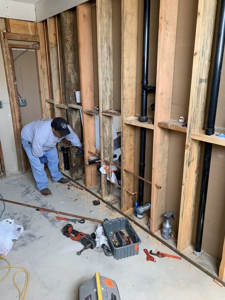 Commercial rough-in plumbing for Trenchless Sewer Repair in Downtown Garden Grove